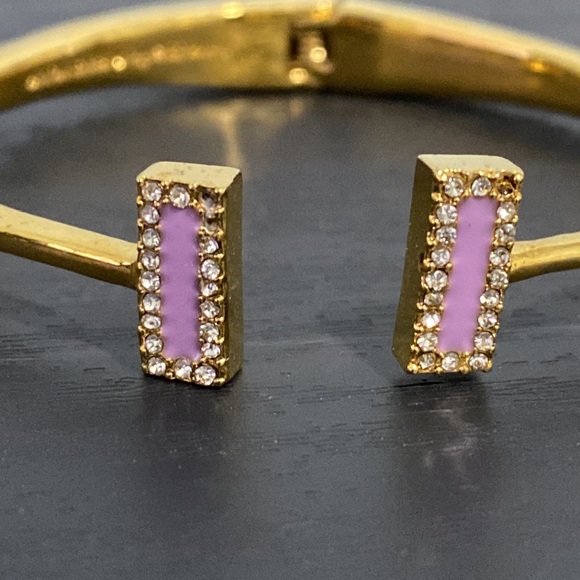 Lot of 6 Gold Tone Cuff Bracelets and Bangles - Picture 3 of 14